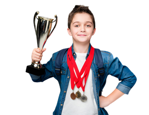 After taking online math tutoring class kids achieve goal with high grades