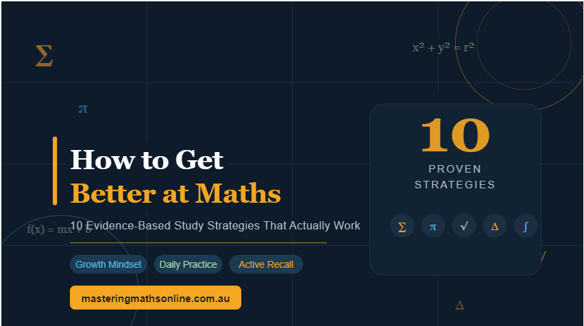 How to get better at Maths