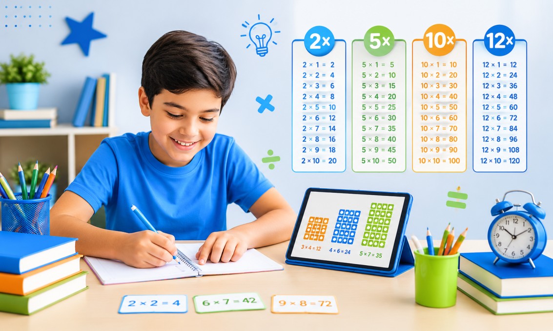 How to Learn Maths Tables