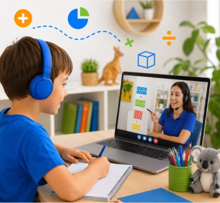 year 1 students taking online class with maths tutors at masterig math online