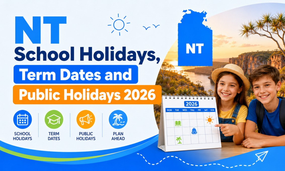 NT School Holidays, Term Dates and Public Holidays 2026
