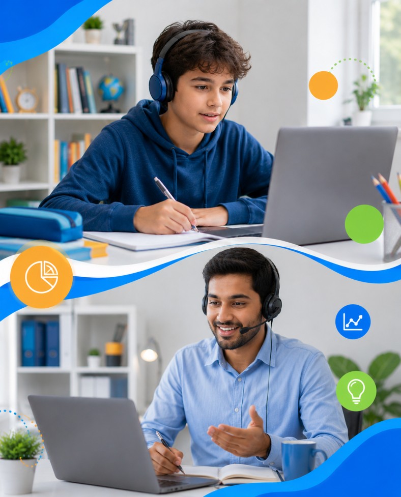 kid taking online naplan year 9 maths tutoring