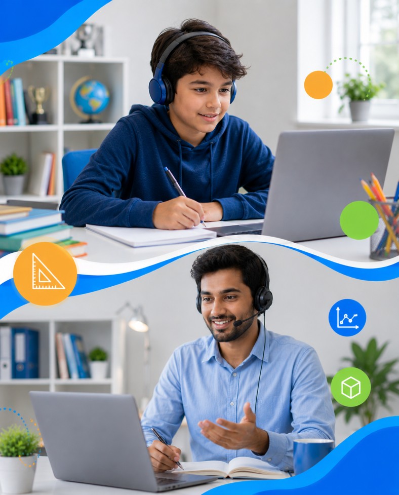 kids taking online naplan year 7 maths tutoring