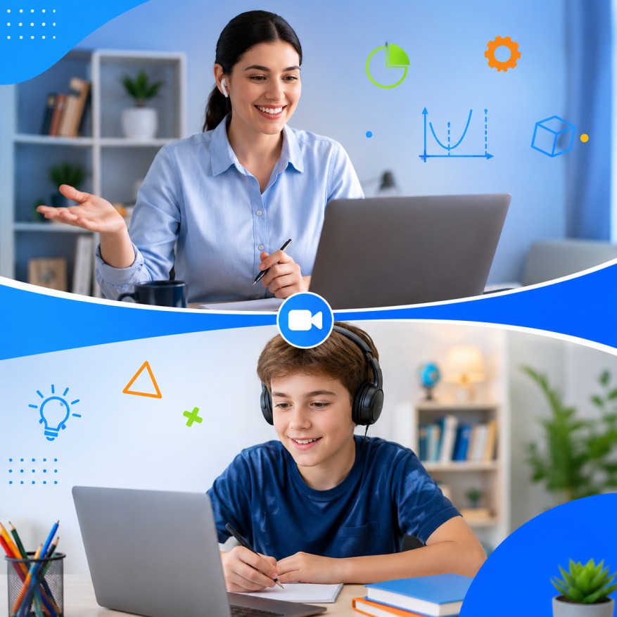 student taking online naplan maths tutoring