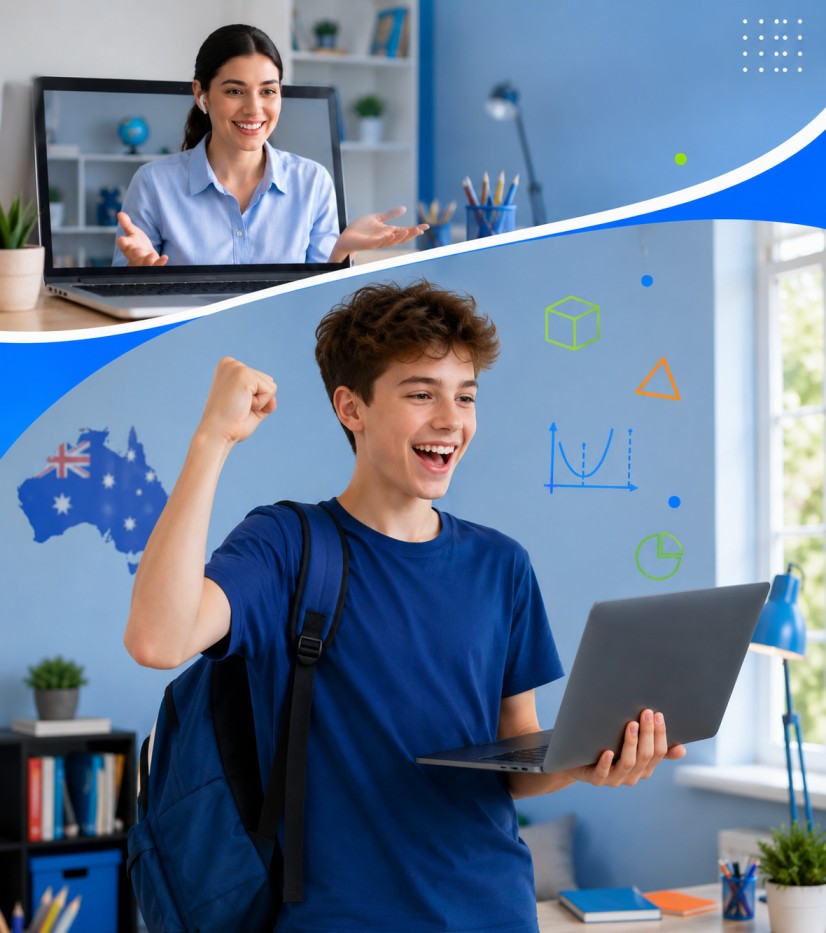 students happy taking online naplan maths tutoring
